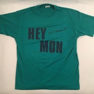 Vintage St THOMAS VIRGIN ISLANDS Hey Mon Tshirt